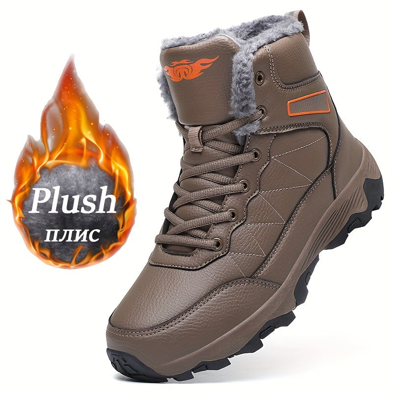 Winter New Fashion Men's Hiking Shoes Snow Boots Outdoor Casual Sports Shoes Large Size 39-48
