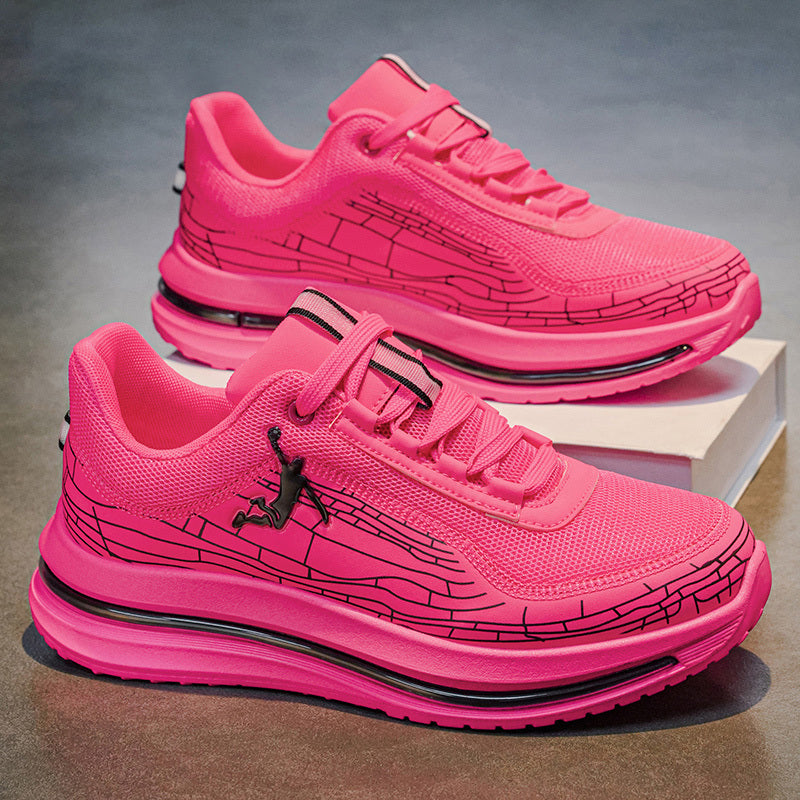 Men'S Stylish And Versatile Outdoor Sports Running Shoes, Featuring a Multi-Color Design Suitable for Basketball And Everyday Commuting