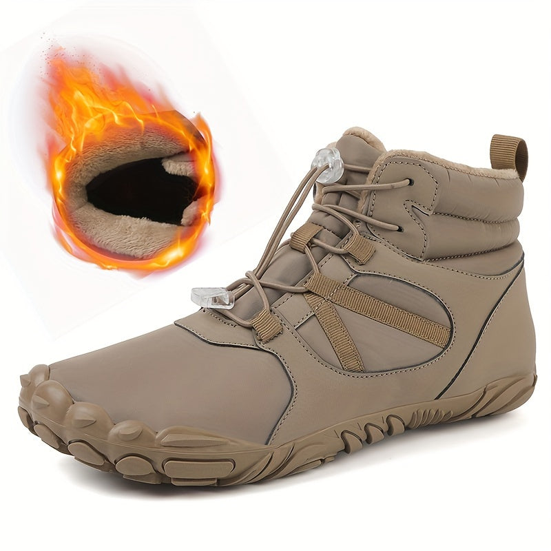 Fleece-Lined Warm Lightweight Comfortable Breathable Anti-Slip Fashion Men Women Snow Boots