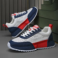 1 Pair Men'S Fashion Trendy Classic Versatile Outdoor Sports Running Shoes, Shoes Overall Blue And White, Thick Sole, Suitable for Fashion And Trendy People'S Daily Commuting And Outdoor Leisure Wear