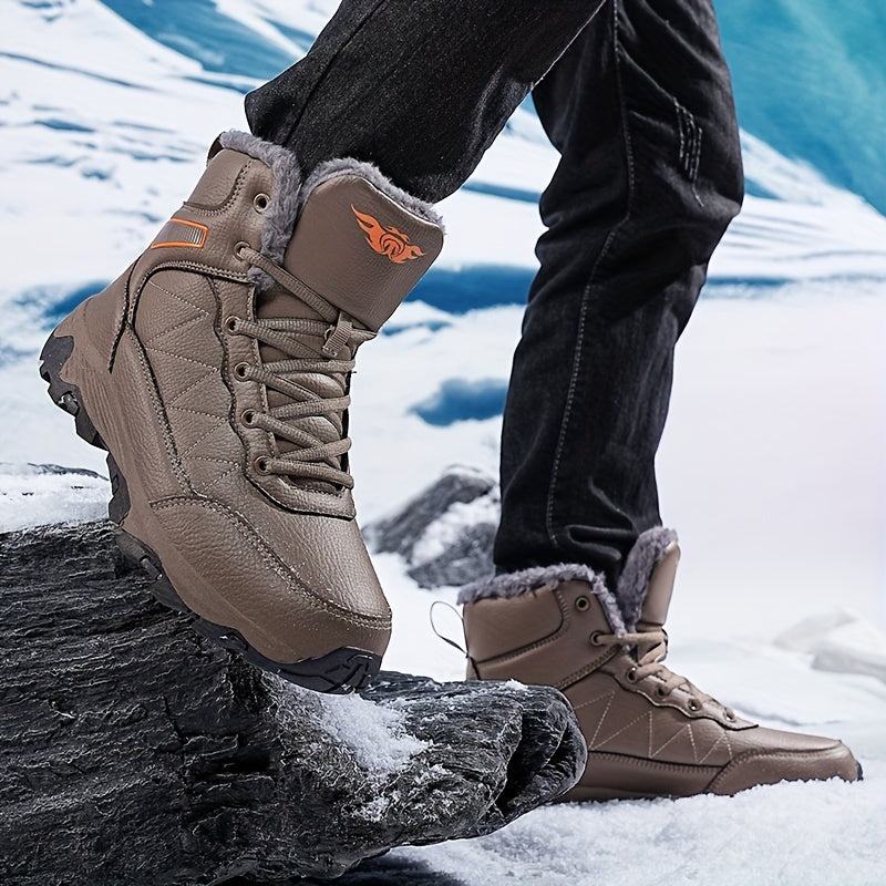 Winter New Fashion Men's Hiking Shoes Snow Boots Outdoor Casual Sports Shoes Large Size 39-48