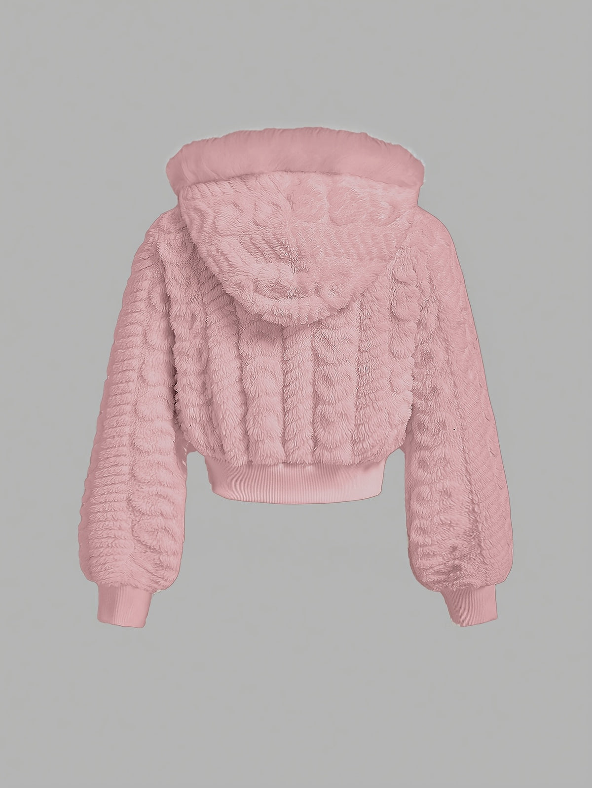 Women's Fashion Zip-Up Short Faux Fur Coat