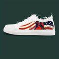 X010505-zy01-X001 Men's Canvas Shoes Casual Sneakers Skate Shoes Lace-Up 2D Printed Series Campus Casual Style All Seasons