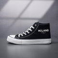 Y Graffiti 68-S002 Men'S Shoes Black White Casual Sneakers Skate Shoes Lace 2D Print Series Campus Casual All-Season