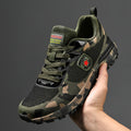 Men's Lightweight Sneakers, Camouflage Pattern, Low-top Laces, Non-slip and Lightweight, Suitable for Jogging, Hiking, Outdoor Activities, Suitable for All Seasons