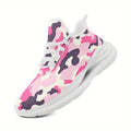 Men'S Plus Size Camouflage Sneakers, Stylish Chunky Athletic Footwear, Breathable Lightweight Running Shoes for Street Style, Casual Walking Footwear with Midsole Suspension Features
