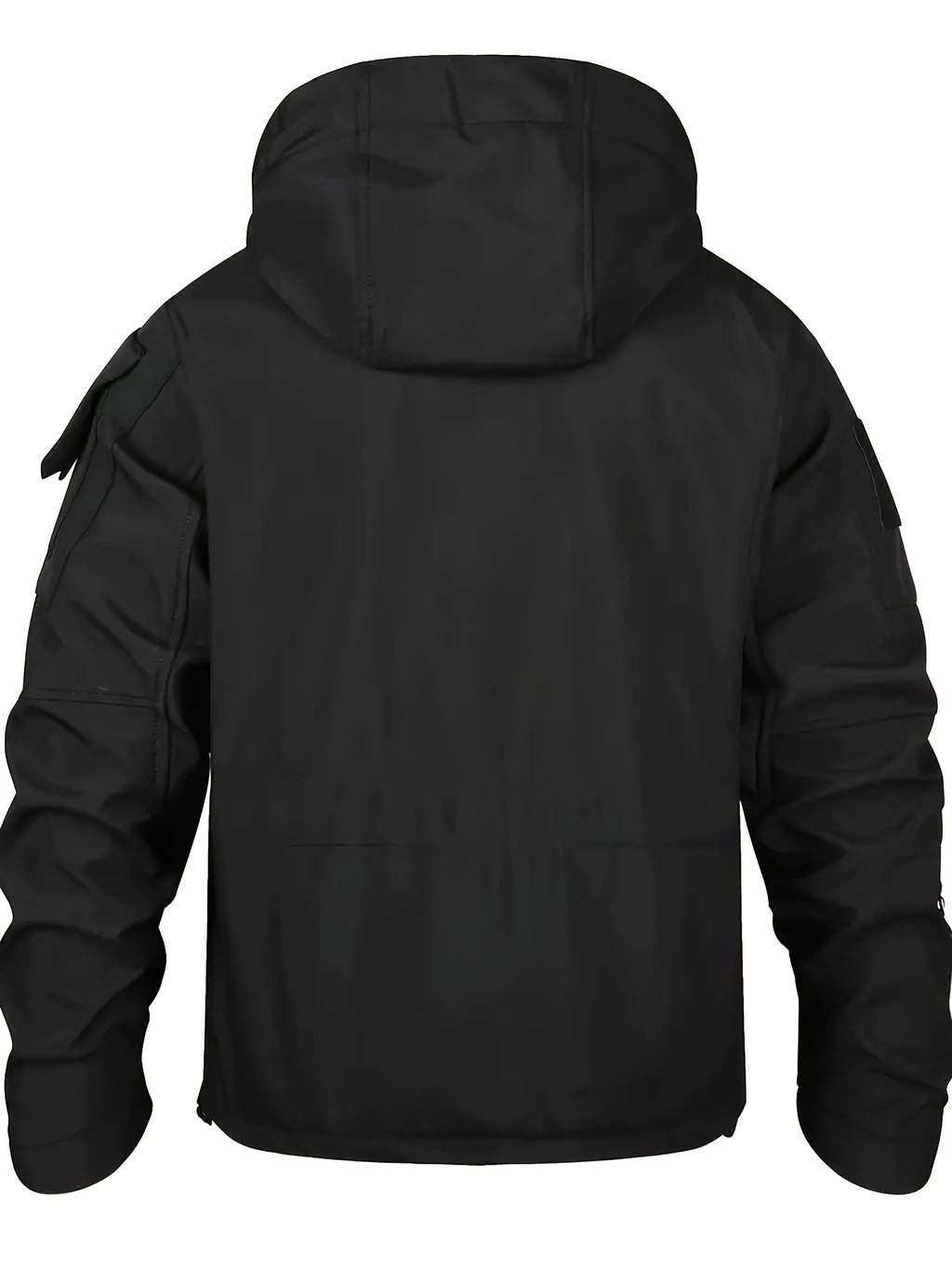 Winter Shark Skin Softshell Hooded Jacket Multi-pocket Tactical Windbreaker for Outdoor Adventures -lined Thermal Fabric Ideal for Snowy Weather and Hiking ExcursionsWinter Shark Skin Softshell Hooded Jacket Multi-pocket Tactical Windbreaker Fo