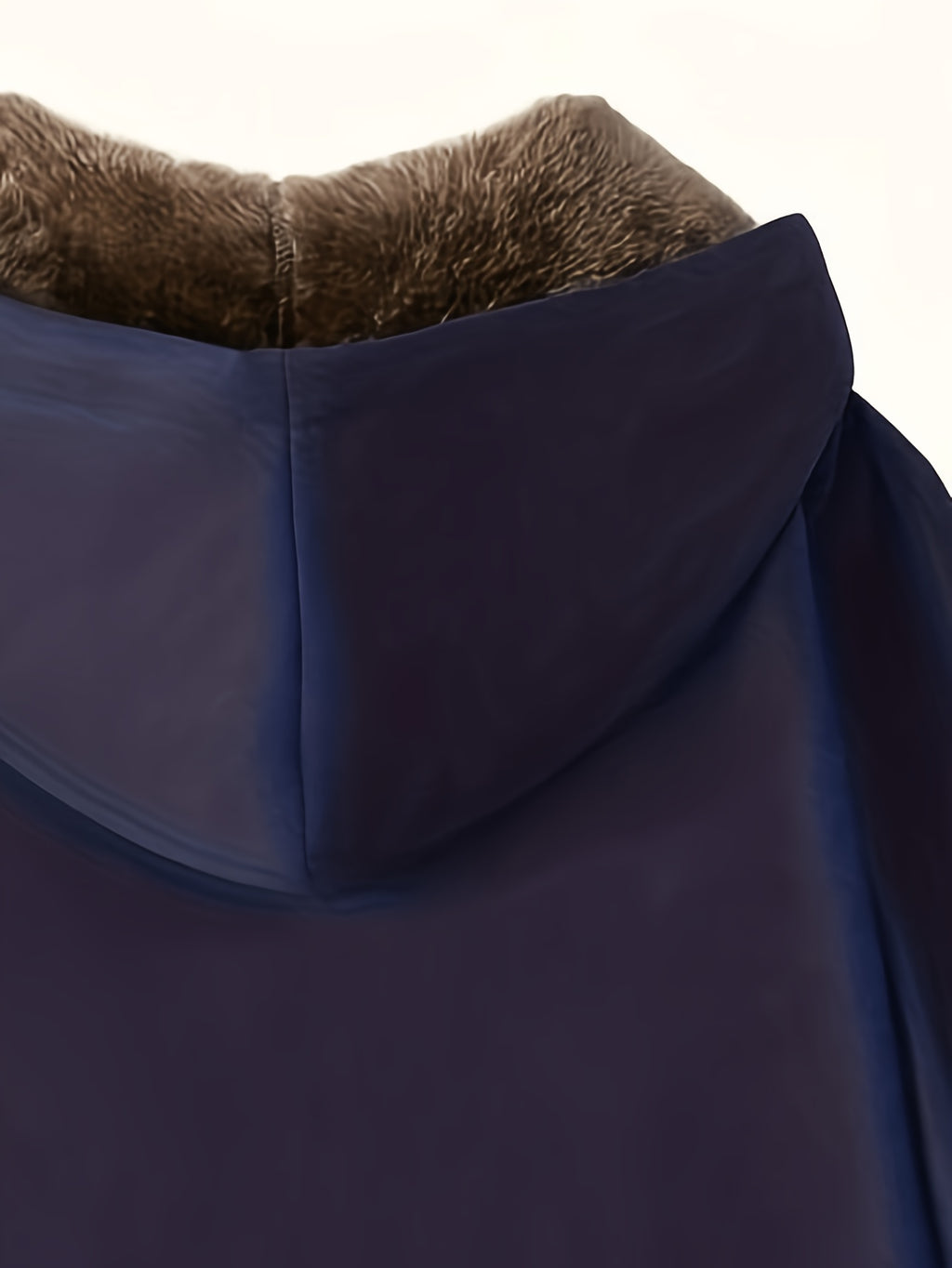 Solid Color Thermal Lined Hooded Jacket for Autumn/Winter Warmth and Casual Wear