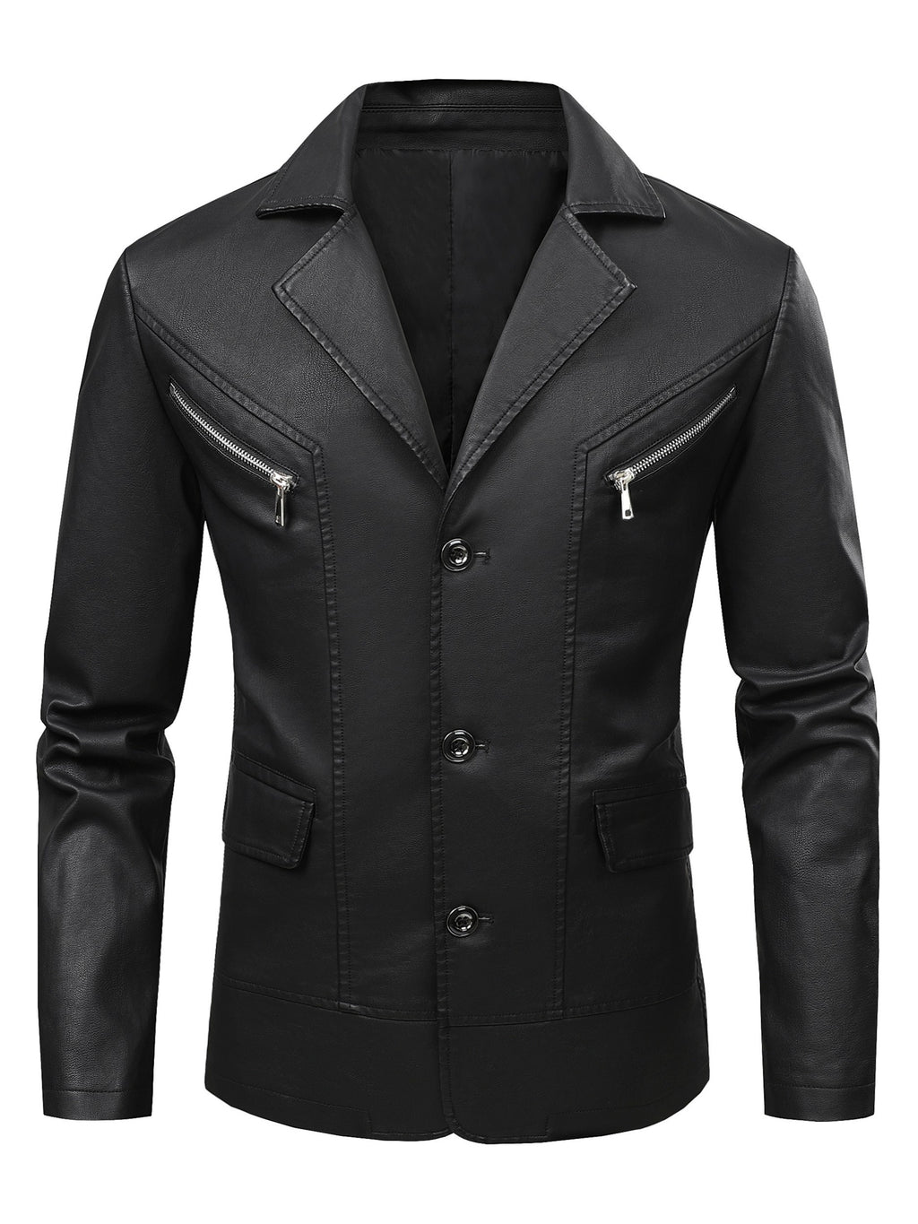[Pearson OBM] Men'S Casual Jacket, Solid Color Fashion Versatile Suit Jacket, Suitable for Daily Commuting Wear