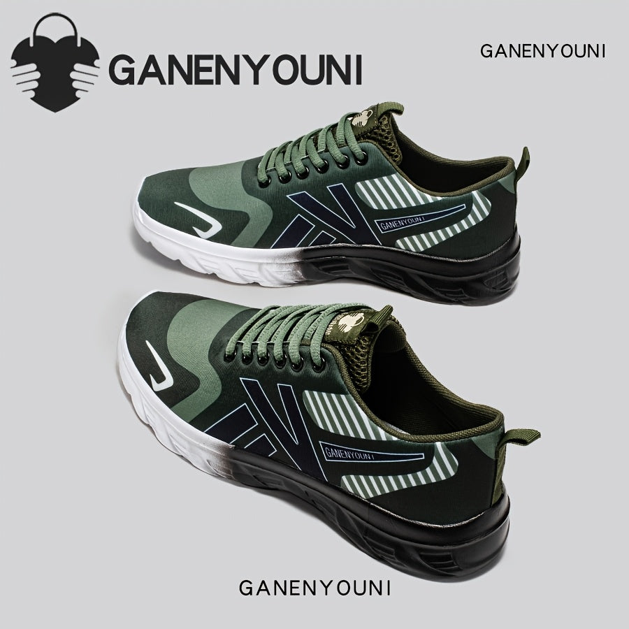 Men's Lightweight Breathable Canvas Sports Running Shoes, Soft Comfortable Affordable, Suitable for Tennis, Walking, Gym Workout, Jogging, Young Fashionable Trendy New Super Casual