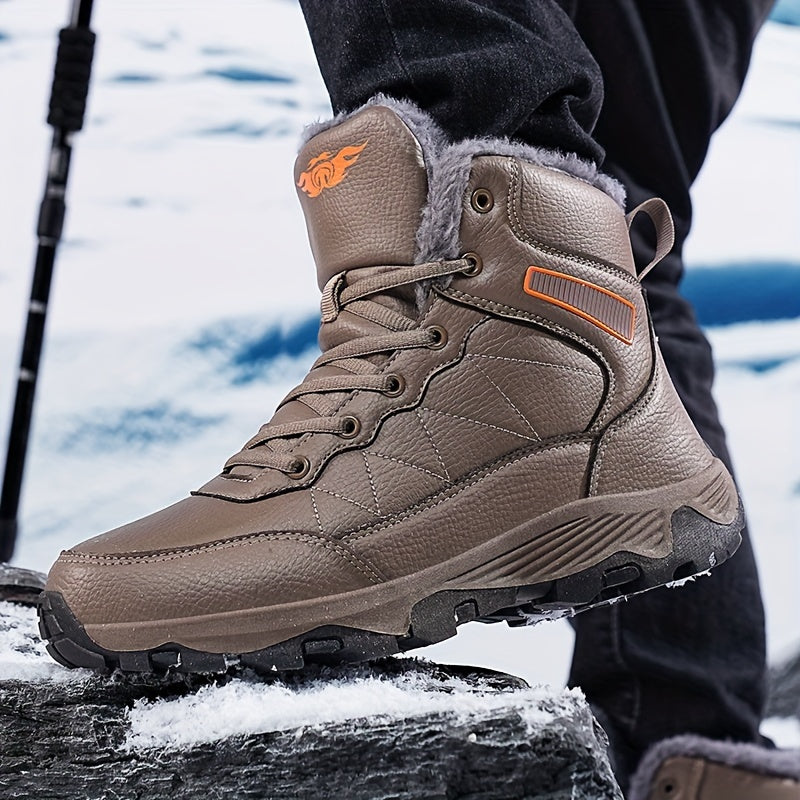 Winter New Fashion Men's Hiking Shoes Snow Boots Outdoor Casual Sports Shoes Large Size 39-48