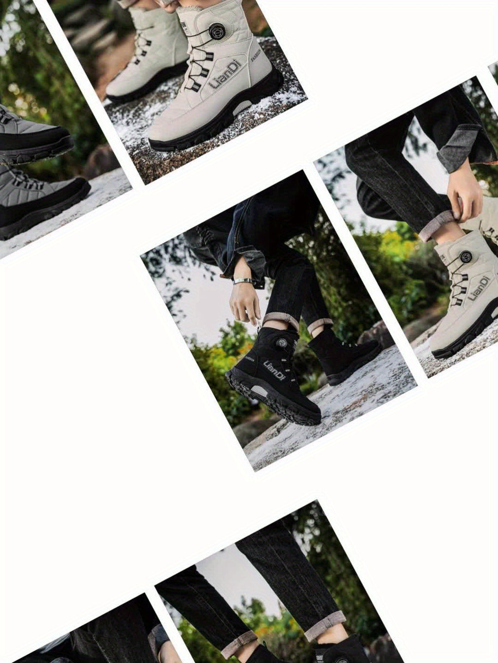 Men'S Casual Hiking Snow Boots