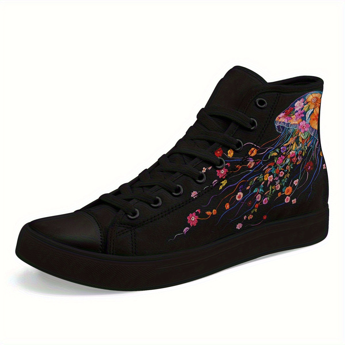 Men's Plus Size High-Top Casual Sneakers, Starry Artistic Print Lightweight Shoes for Street Style & Everyday Comfort, Unisex All-match Shoes for Daily Wear