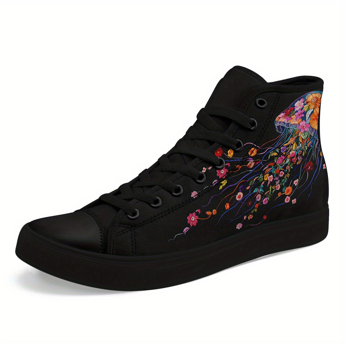 Men's Plus Size High-Top Casual Sneakers, Starry Artistic Print Lightweight Shoes for Street Style & Everyday Comfort, Unisex All-match Shoes for Daily Wear