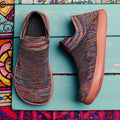 Men'S And Women'S Wide Version Casual Sports Outdoor Fitness Foot Fat Widened Ultra-Light Breathable Slip-On Fly Woven Barefoot Shoes