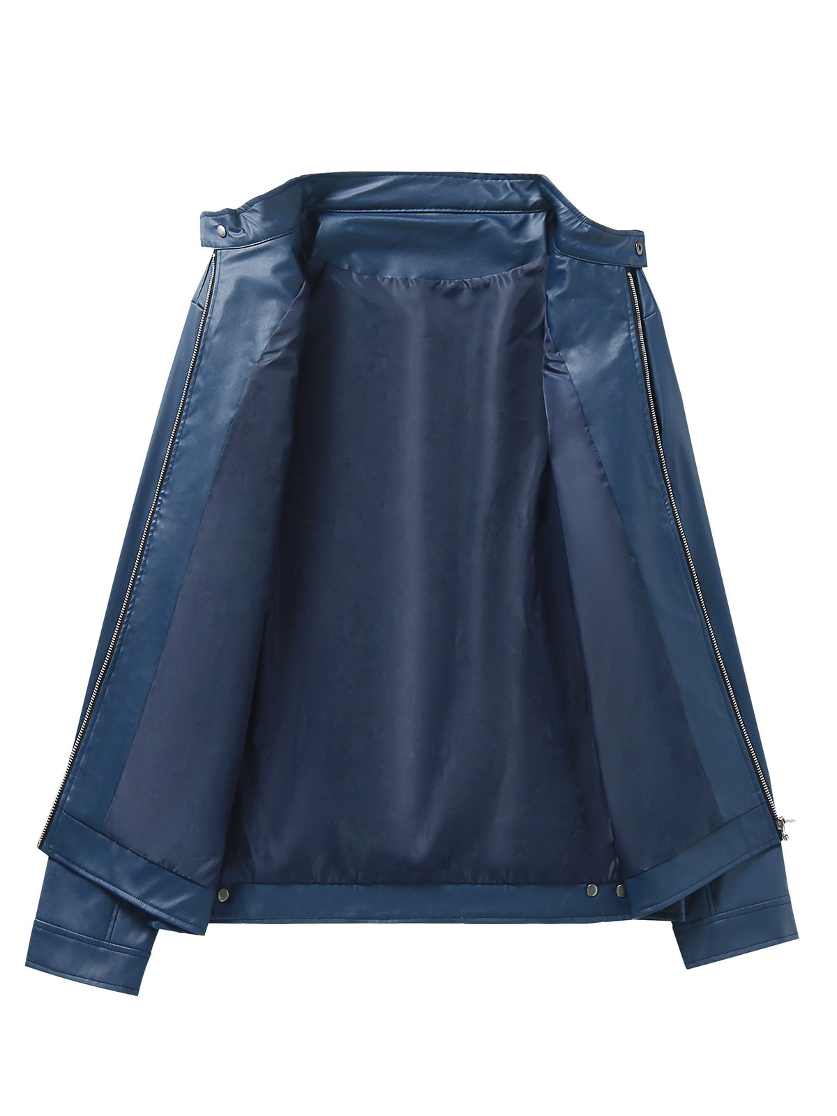 New Autumn/Winter Men's Jacket, European/American Style Motorcycle Jacket, Men's Stand Collar Windproof Winter Outerwear