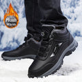 Men's Ankle Boots, Men's Sneakers, Men's Autumn/Winter Plush-Lined Thickened Warm Casual Sneakers