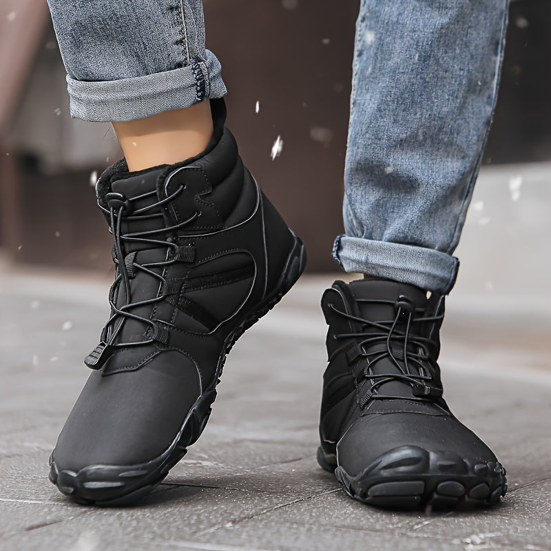 Fleece-Lined Warm Lightweight Comfortable Breathable Anti-Slip Fashion Men Women Snow Boots