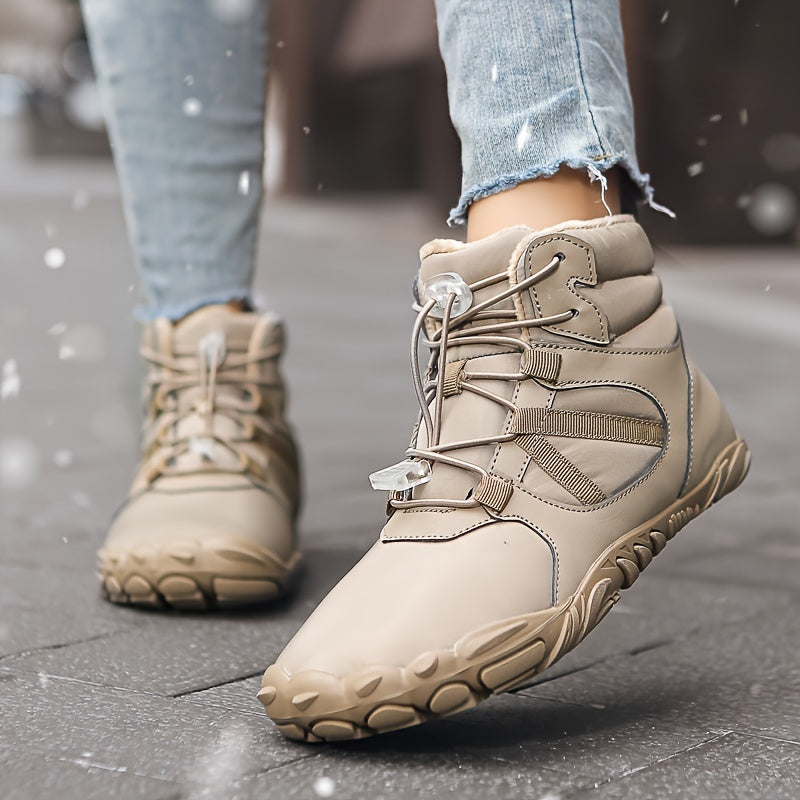 Fleece-Lined Warm Lightweight Comfortable Breathable Anti-Slip Fashion Men Women Snow Boots