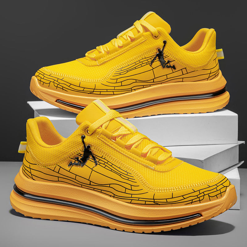 Men'S Stylish And Versatile Outdoor Sports Running Shoes, Featuring a Multi-Color Design Suitable for Basketball And Everyday Commuting