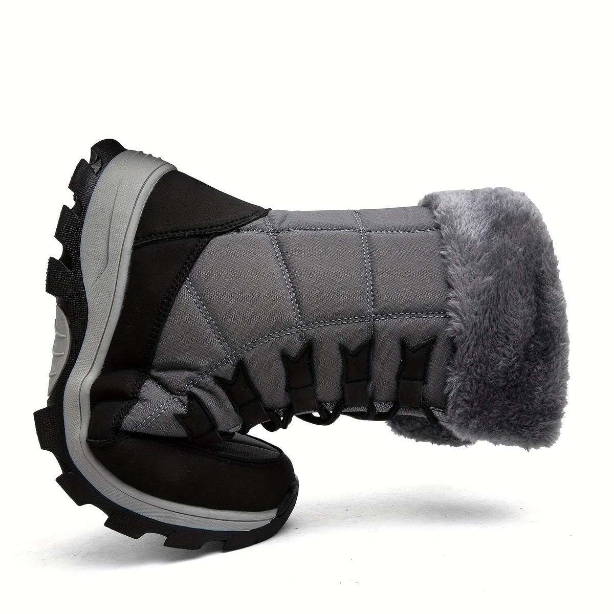 Men's Snow Boots, -Lined, Thickened Outdoor Hiking Shoes Casual Footwear