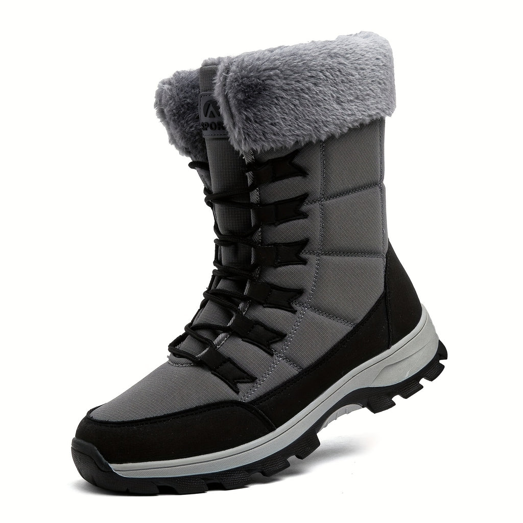 Men's Snow Boots, -Lined, Thickened Outdoor Hiking Shoes Casual Footwear
