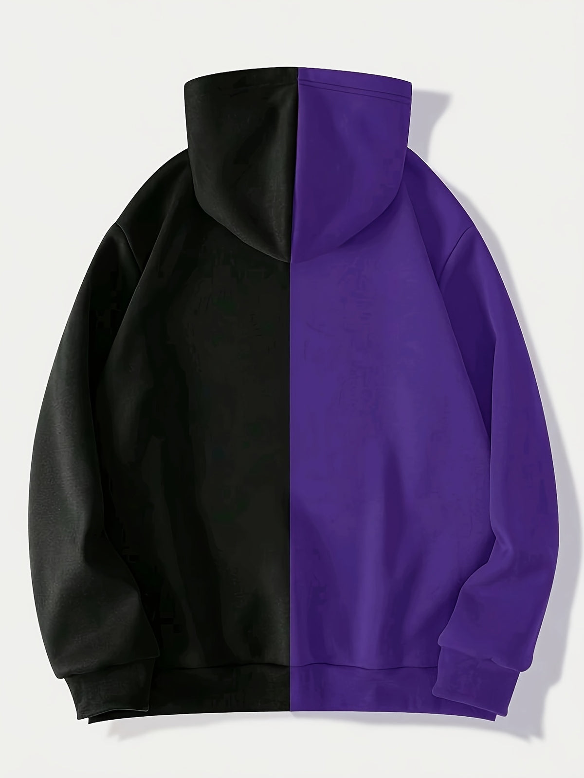 Men's Autumn/Winter Printed Hooded Zip-Up Jacket