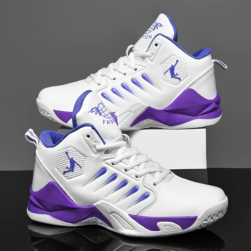 Breathable Men's Sports Basketball Shoes - Lightweight Non-Slip Sneakers for Running, Walking, and Training Couple Style Large Size Athletic Footwear Spring Summer Vacation Gift