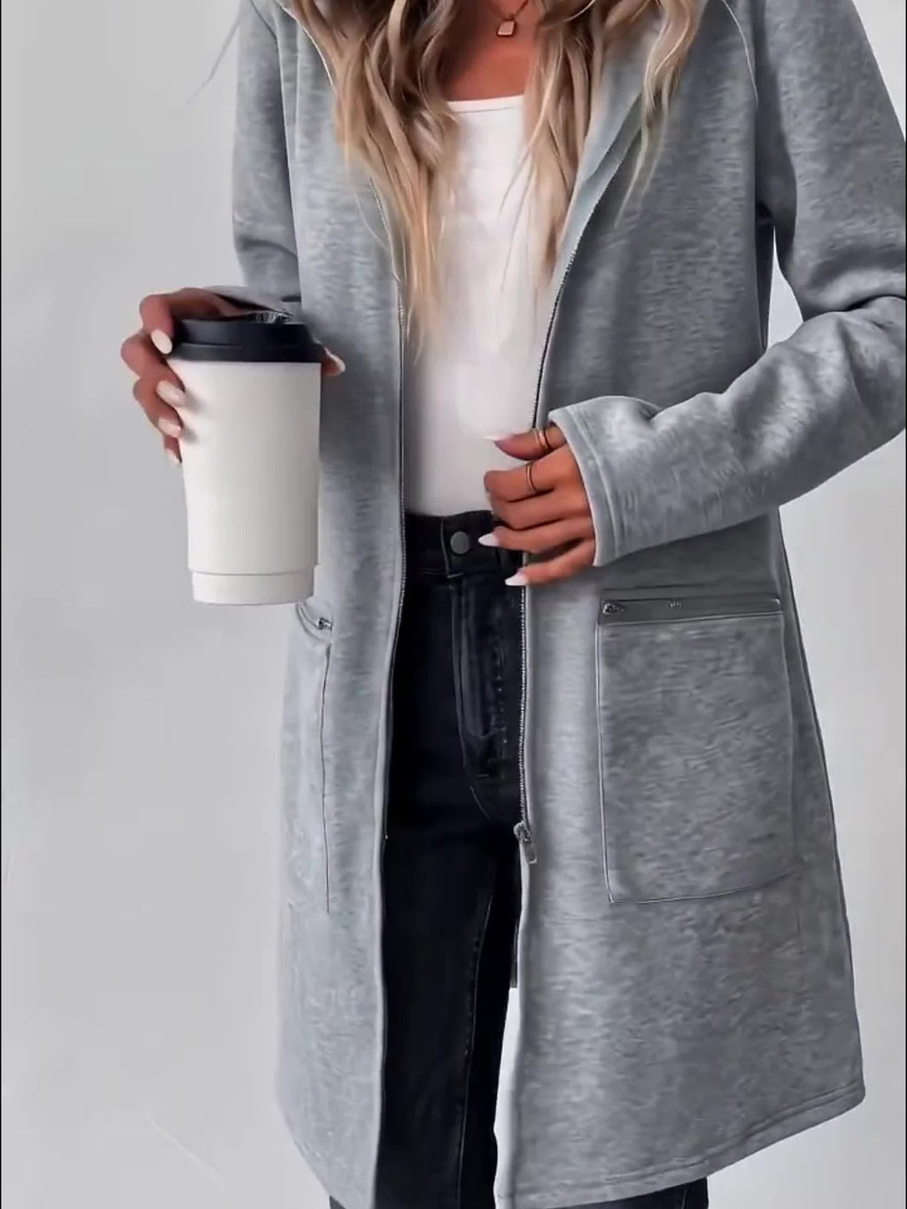 Women's Fashion Zip-Up Jacket