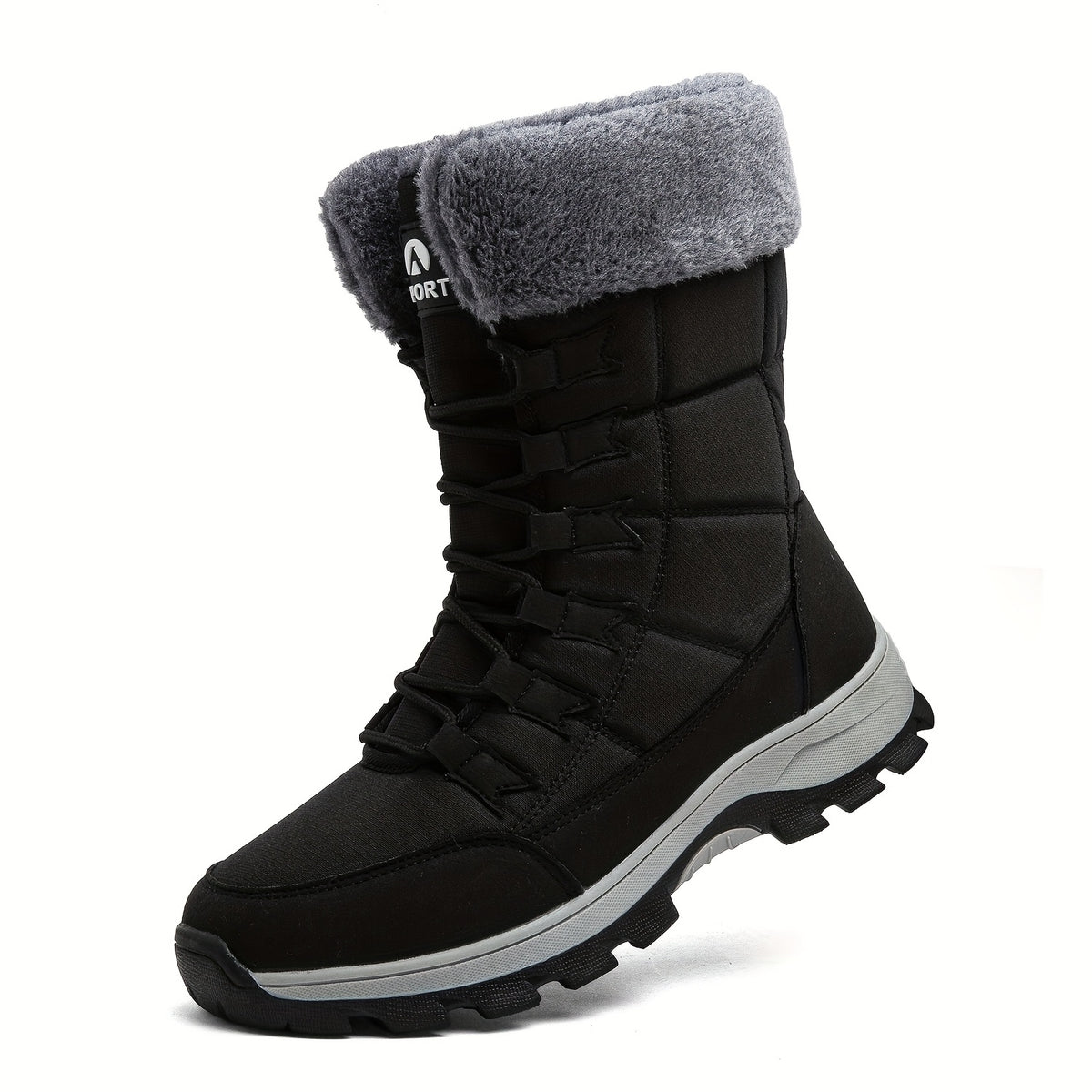 Men's Snow Boots, -Lined, Thickened Outdoor Hiking Shoes Casual Footwear
