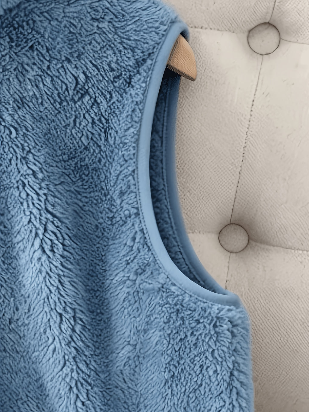 Autumn Winter New Product, Solid Color Double-Faced Fleece Vest, Women'S Casual Faux Coat, Stand Collar Zipper Design with Pockets, Winter Jacket for Comfortable Wear in Autumn And Winter