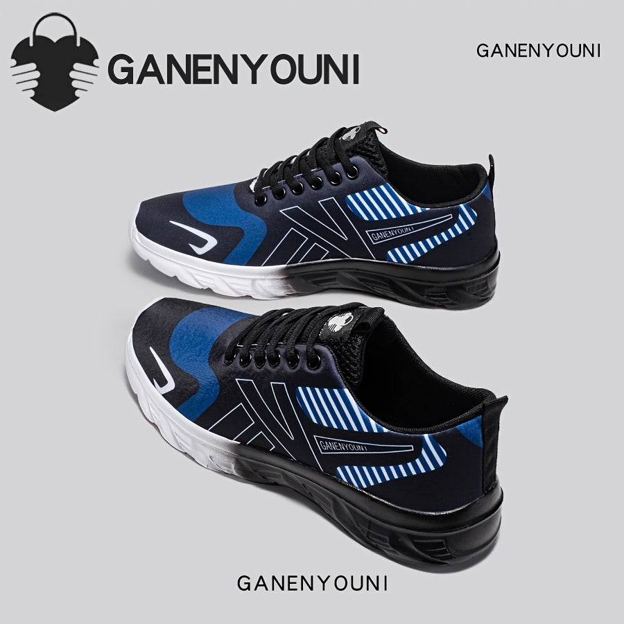Men's Lightweight Breathable Canvas Sports Running Shoes, Soft Comfortable Affordable, Suitable for Tennis, Walking, Gym Workout, Jogging, Young Fashionable Trendy New Super Casual
