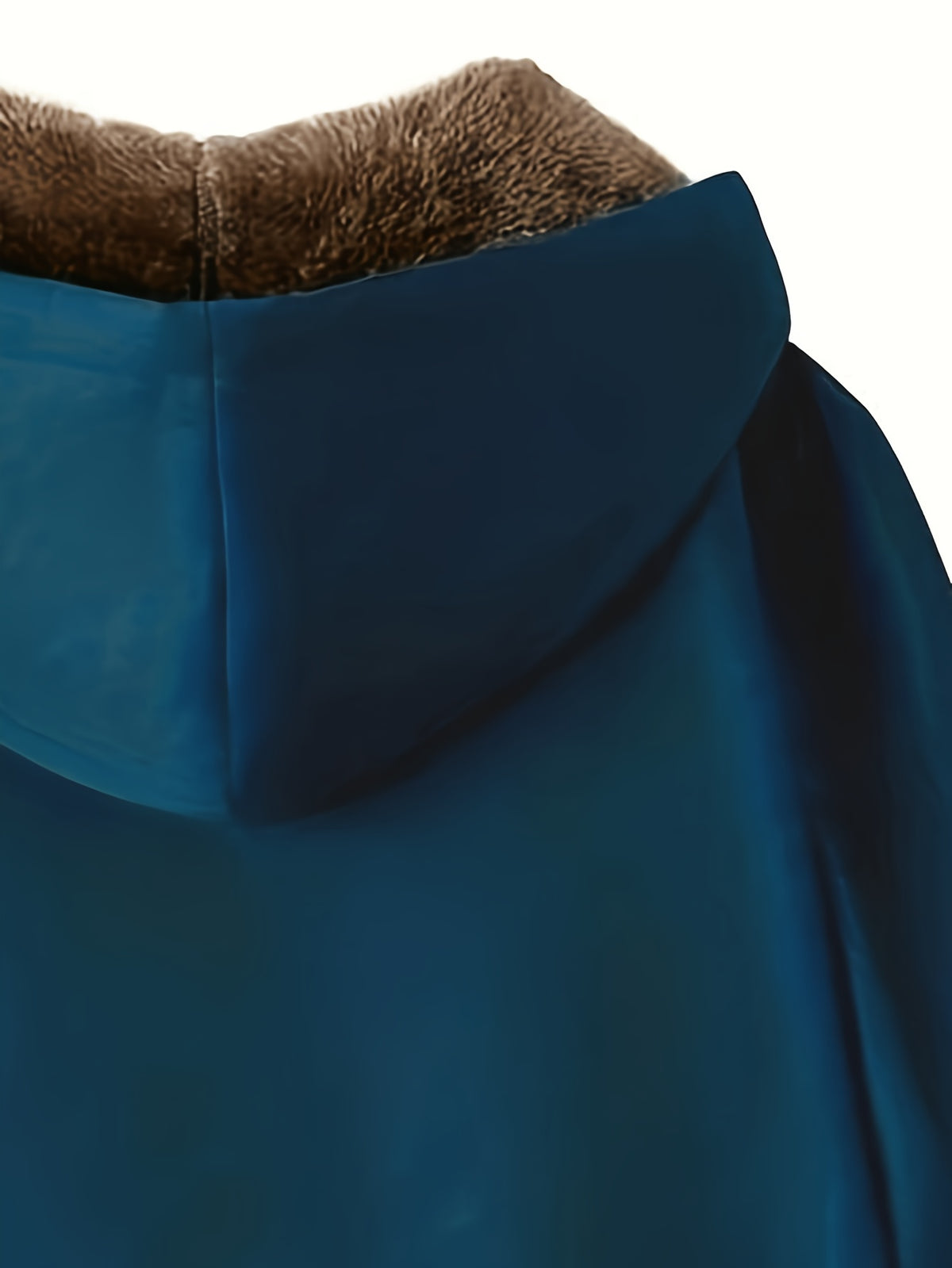 Solid Color Thermal Lined Hooded Jacket for Autumn/Winter Warmth and Casual Wear