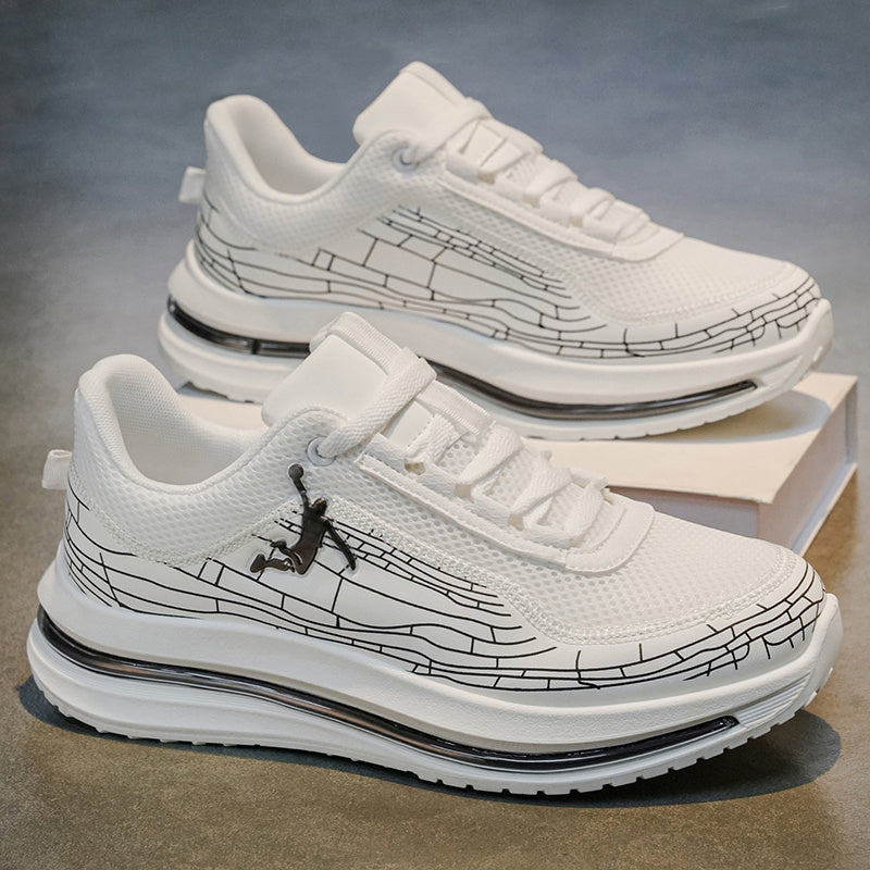 Men'S Stylish And Versatile Outdoor Sports Running Shoes, Featuring a Multi-Color Design Suitable for Basketball And Everyday Commuting