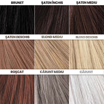 Nanofibre Toppik 12g + Fixativ Fiberhold = Păr vizibil mai des în câteva secunde – fără operații, fără trucuri!