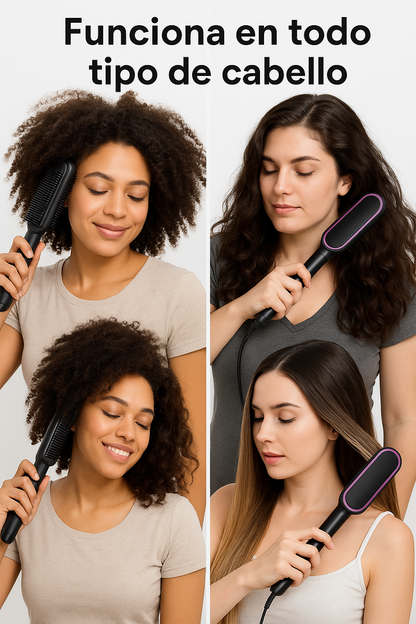 Perie de îndreptat părul Pro-Ion™ [Ediție Salon] — Perfect îndreptat în 5 minute