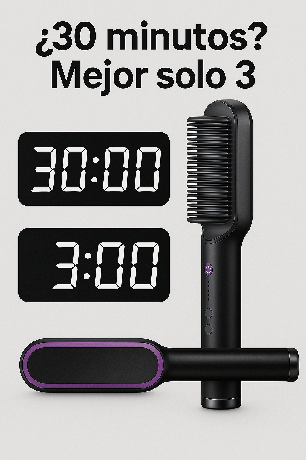 Perie de îndreptat părul Pro-Ion™ [Ediție Salon] — Perfect îndreptat în 5 minute