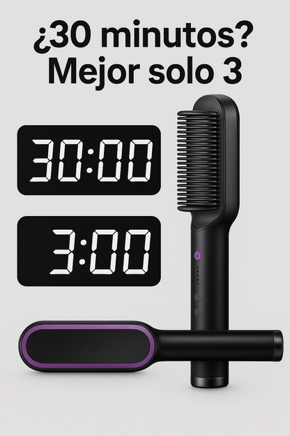 Perie de îndreptat părul Pro-Ion™ [Ediție Salon] — Perfect îndreptat în 5 minute