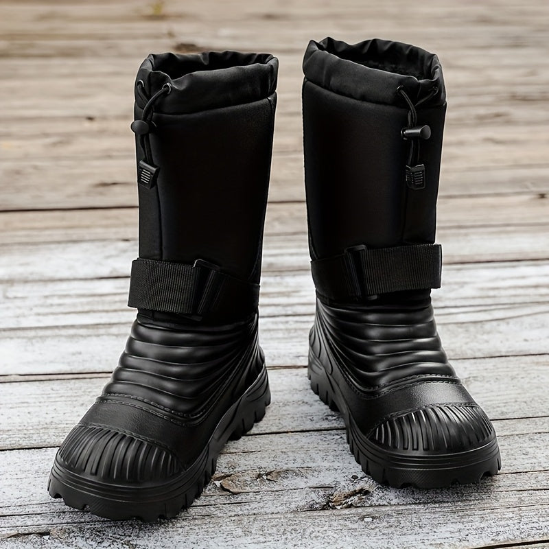 New Men'S Stylish Snow Boots, Outdoor Insulated Warm Hiking Shoes, Comfortable And Versatile Non-Slip Winter Footwear for Men, Available in Large Sizes from 38 to 51