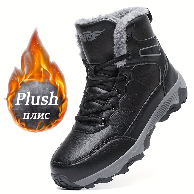 Winter New Fashion Men's Hiking Shoes Snow Boots Outdoor Casual Sports Shoes Large Size 39-48