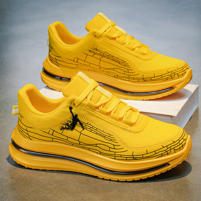 Men'S Stylish And Versatile Outdoor Sports Running Shoes, Featuring a Multi-Color Design Suitable for Basketball And Everyday Commuting