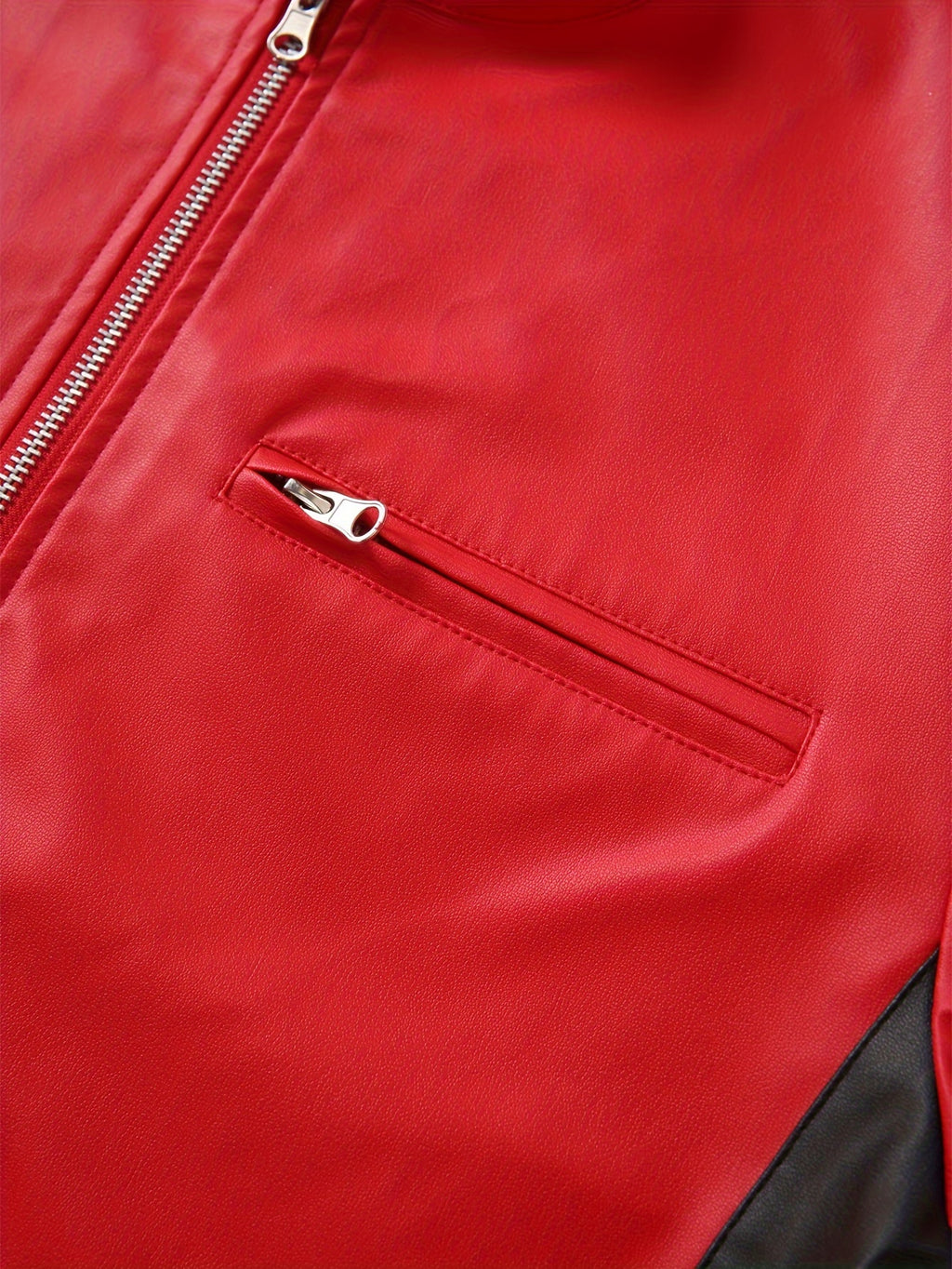 New Autumn/Winter Men's Jacket, European/American Style Motorcycle Jacket, Men's Stand Collar Windproof Winter Outerwear