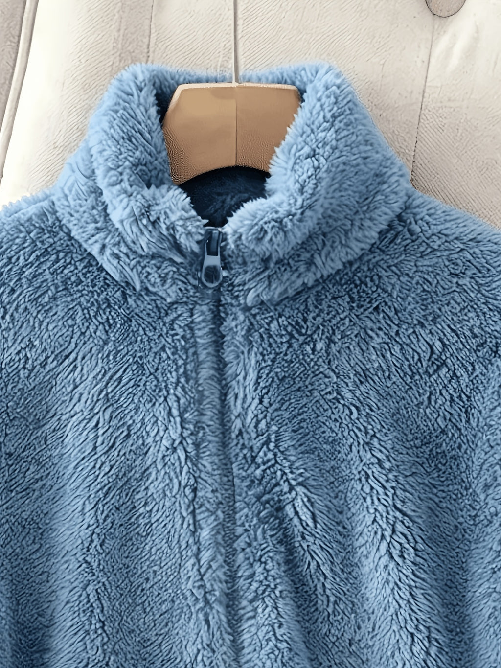 Autumn Winter New Product, Solid Color Double-Faced Fleece Vest, Women'S Casual Faux Coat, Stand Collar Zipper Design with Pockets, Winter Jacket for Comfortable Wear in Autumn And Winter