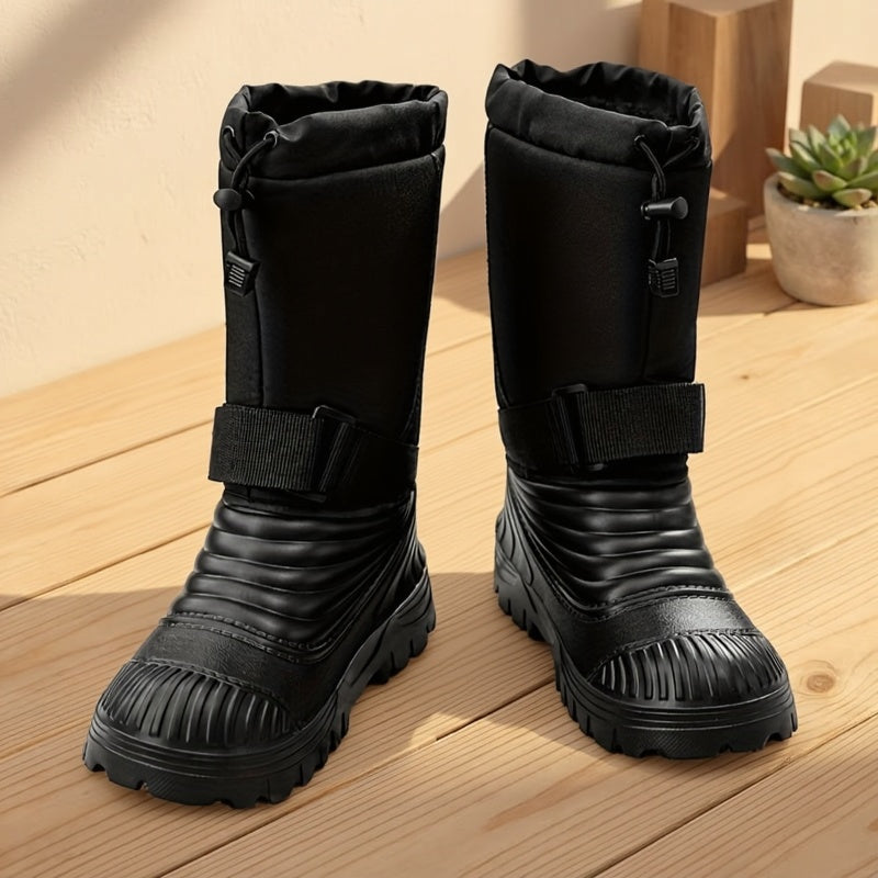 New Men'S Stylish Snow Boots, Outdoor Insulated Warm Hiking Shoes, Comfortable And Versatile Non-Slip Winter Footwear for Men, Available in Large Sizes from 38 to 51