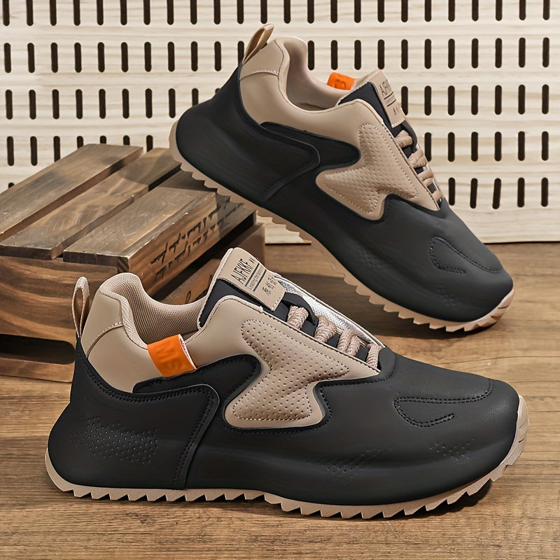 Trendy And Comfortable European-Style Dad Shoes with a Stylish Base, Perfect for Casual Sports And Featuring a Thick Sole for Added Height for Men