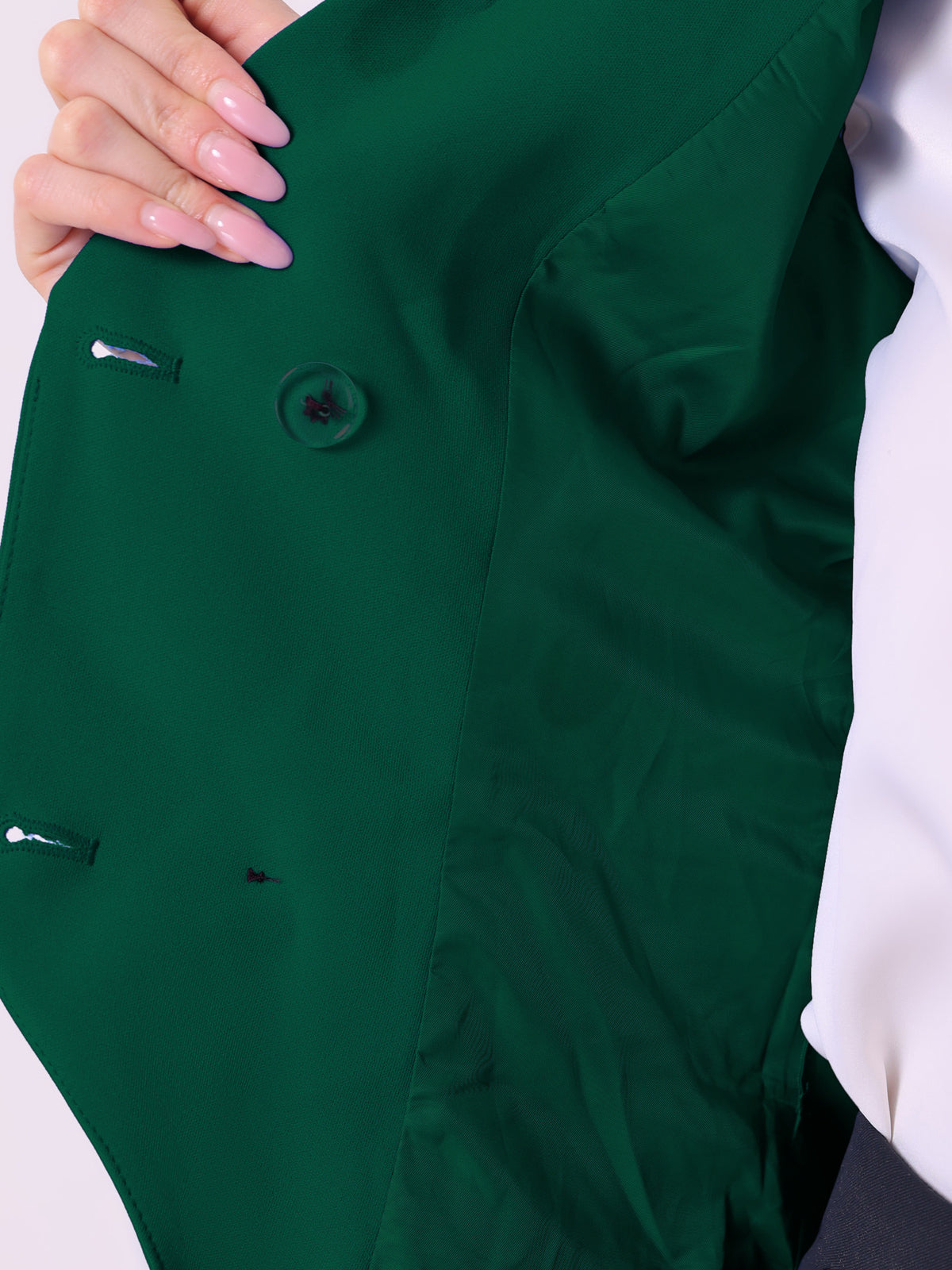 Women's Suit Vest Double Breasted Lapel Dressy Waistcoat Vest