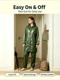 1pc/2pcs EVA Men'S/Women'S Raincoat Single And Set Available, "1pc Raincoat" Or "2pcs Raincoat And Pants", Lightweight Gear, Suitable for Outdoor, Camping, And Travel