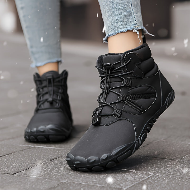 Fleece-Lined Warm Lightweight Comfortable Breathable Anti-Slip Fashion Men Women Snow Boots