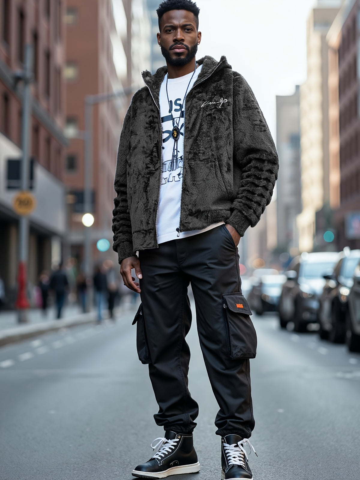 Men's • Outdoor • Casual • Hooded • Double-Sided Jacket