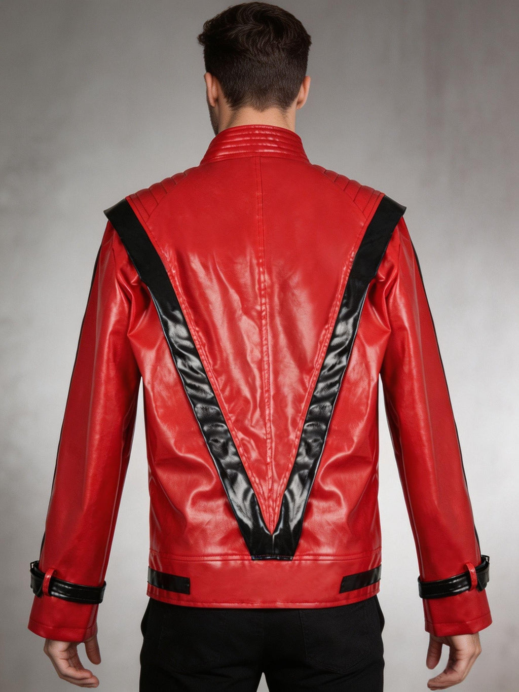 [Shule Shui OBM] Red Jacket Cosplay Costume for Halloween Performance, Cosplay Role-Playing Party Outfit